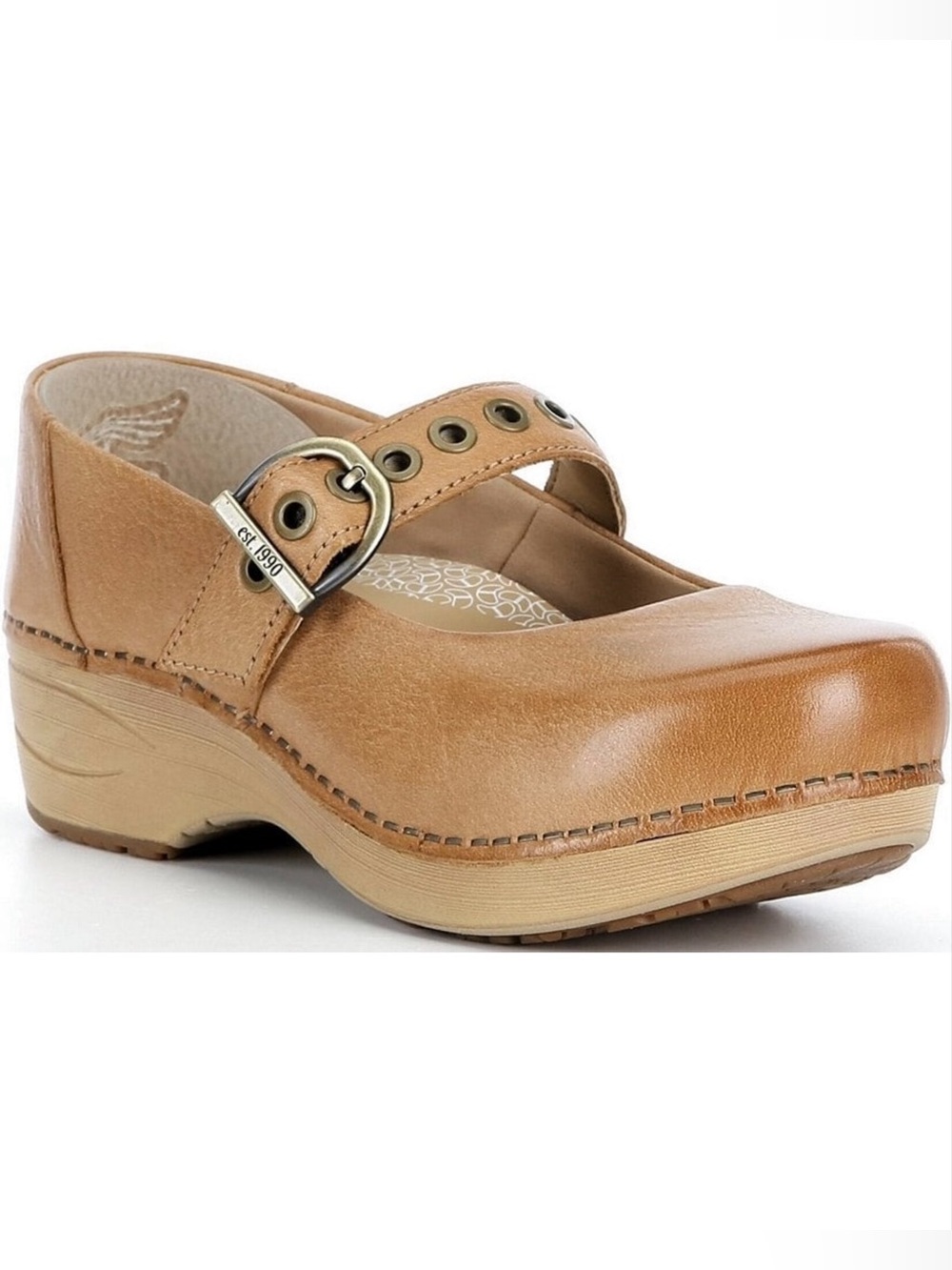 Dansko XP 2.0 Leather Mary Jane Clogs - Size 8 (38)